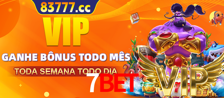 Banner promocional do 7BET oferecendo 100% de recompensas adicionais contínuas para quem fizer o login diário (Daily sign-in), com um mascote de coelho.